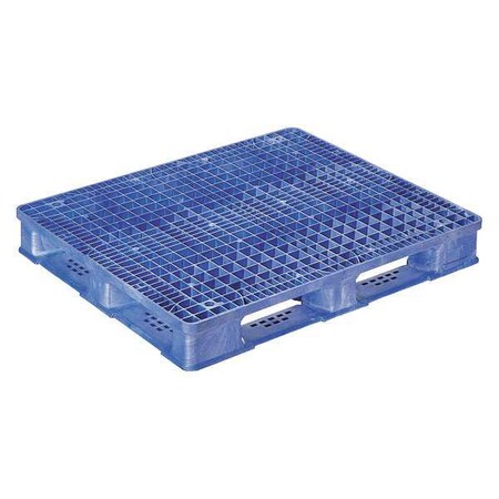 Orbis Polypropylene Pallet, 48 in L, 40 in W, 6 1/4 in H 40X48 HD PP RACKO BLUE