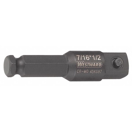 Westward 7/16" Drive Socket Adapter 45KG97
