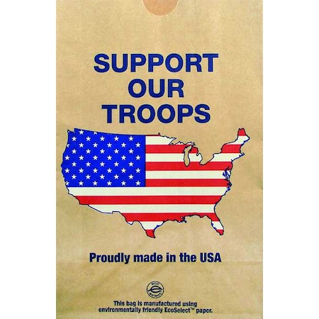 Cretors Popcorn Bag, Paper, PK500 12967-USA