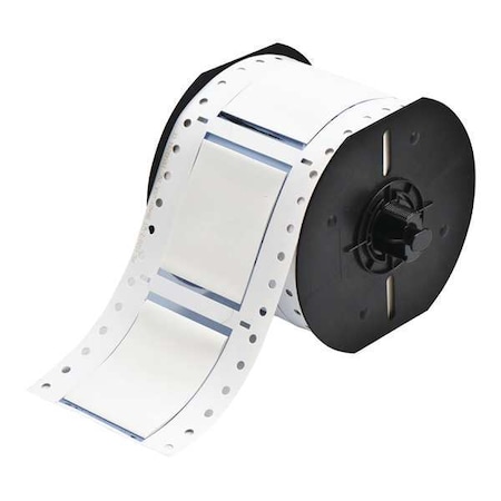 Brady 2" x 2-7/16" White Wire Marking Sleeves, B33-1500-2-342 B33-1500-2-342