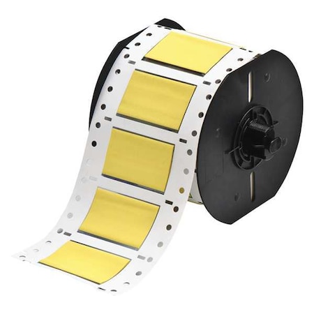 Brady 2" x 1-1/4" Yellow Wire Marking Sleeves, B33-750-2-342YL B33-750-2-342YL