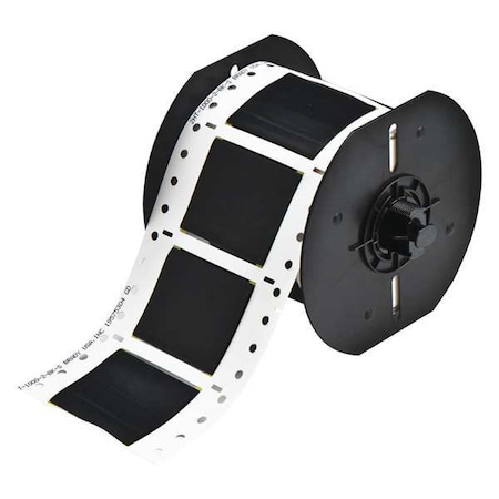 Brady 2" x 1-21/32" Black Wire Marking Sleeves, B33D-1000-2-345BK B33D-1000-2-345BK