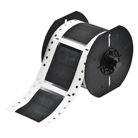 Brady 2" x 2-7/16" Black Wire Marking Sleeves, B33D-1500-2-345BK B33D-1500-2-345BK