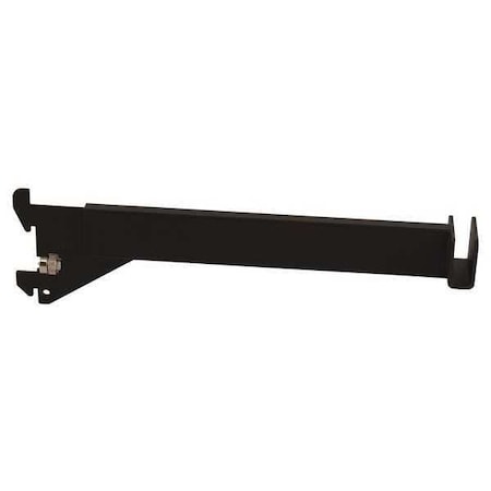 Econoco Bracket, Matte, 12"L, Black, 16 ga., 25PK GR12/MAB