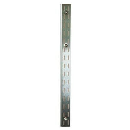 Econoco Add-On Double Slotted Standard 48"H x 1-1/4"W, Satin, PK10 SS20/48