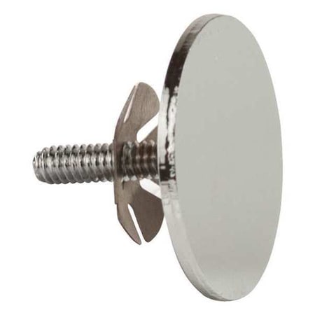 Econoco Add-on End Cap, Chrome, Silver, 100PK EC1