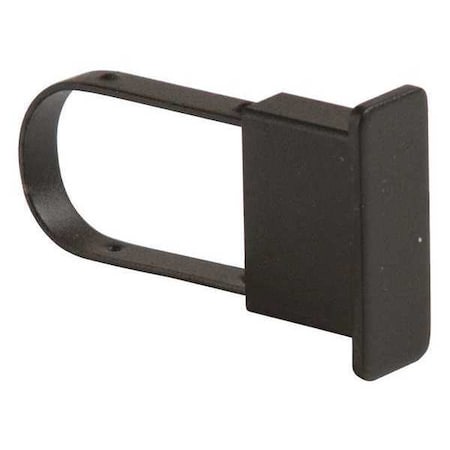 Econoco Add-On End Cap, Matte, Black, 100PK EC5/MAB
