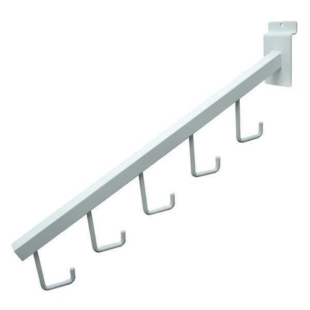 Econoco Hook Waterfall 16", Semi-Gloss, White, 24PK EWH/5H