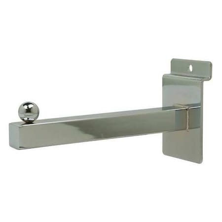 Econoco Add-On Faceout 6", Chrome, 24PK SW/6