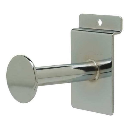 Econoco Single Garnment Display, 3"L, Chrome, 24PK SW/FRC