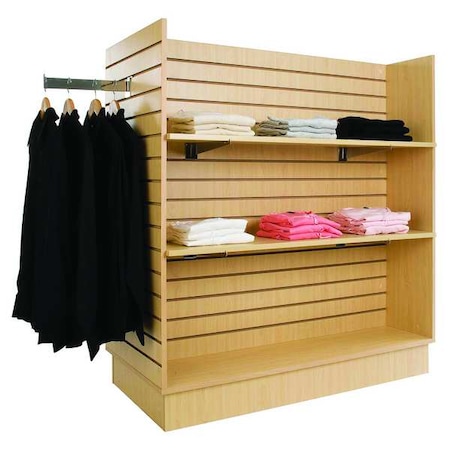 ECONOCO Slatwall Merchandiser, Matte, Maple WDSWH48MP