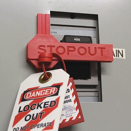 Stopout Circuit Breaker Lockout, Flip-Lever Switches, Large Handle Circuit Breakers, 277/480/600V AC KDD280