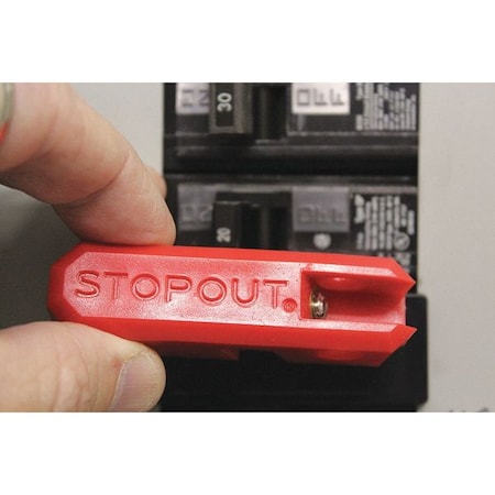 Stopout Circuit Breaker Lockout, 120-240V AC Circuit Breakers, 120/240V AC, 1 Poles KDD170