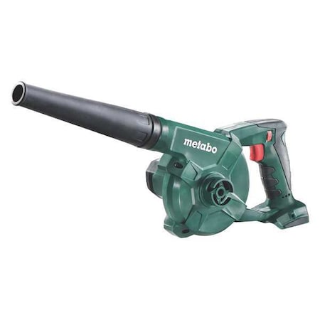 Metabo 18V 18 V Battery Powered Leaf Blower Kit, 91 cfm, 166 mph, Bare Tool, 79 dBA AG18 bare