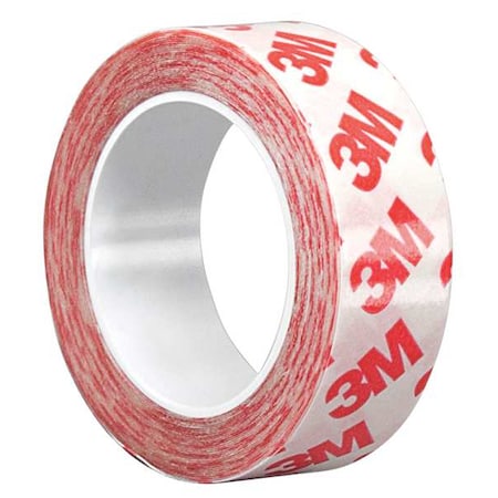 3M Film Tape, 1 in W, 5 yd L, 8.3 mil, Polyester Film, Double-Sided 3M GPT-020