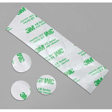 3M EMI Absorber, 1-1/2 In, 10 mil, Gray, PK5 AB5010