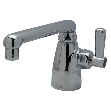 Zurn Lever Handle Laboratory Faucet, Single Hole Mount, Chrome 1 Hole Z825F1-XL
