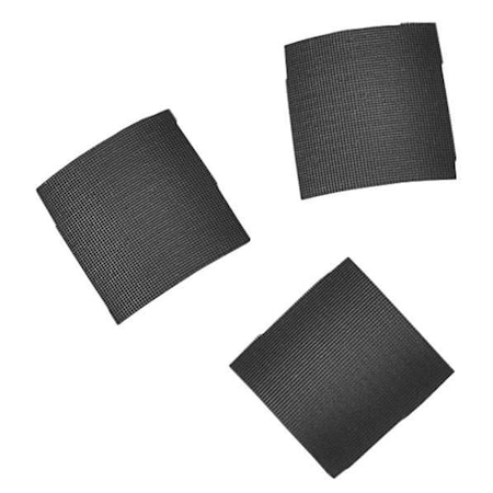 3M Sew on Antislip Tape Nylon Knit Fabric 120 Grit Size, Black, 4 in W x 4" L, 33 mil Thick GM110