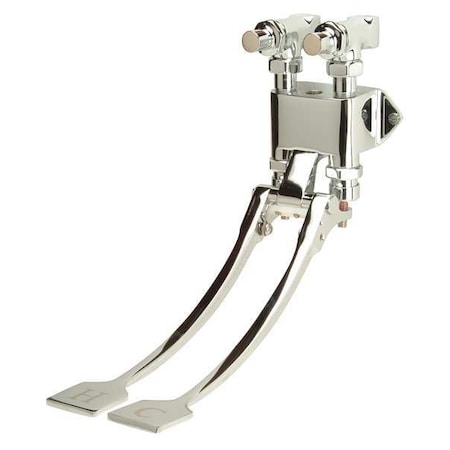 Zurn Floor Double Ft Valve, Brass, Inlet 1/2In FNPT Z85500-XL-WM