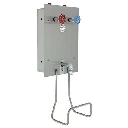 Leonard Valve Hose Station, 3/4 In, 6 gpm, Chrome CW-75-VBD