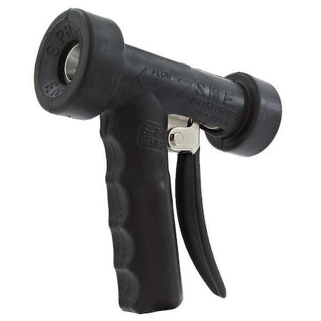 Leonard Valve Spray Hose Nozzle 1/2", 6"L Rubber Cover, Blue N-2-SS