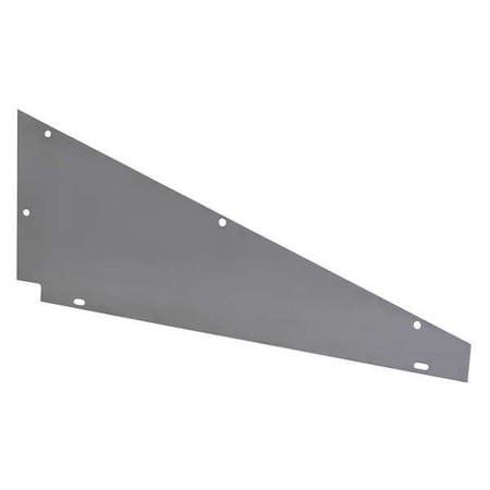 Hallowell Flat-Top Locker End Panel, Steel, 18 in. D KISE18SS