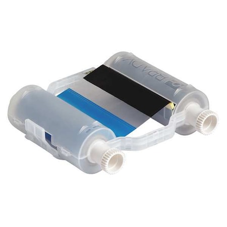 Brady Printer Ribbon, 4-21/64" W, 200 ft. L, Black/Blue/Red/Yellow B30-R10000-KRYB-16