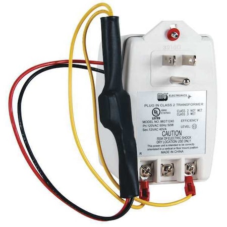 Dynalock Transformer, Plastic, 12VDC Voltage Output 5313