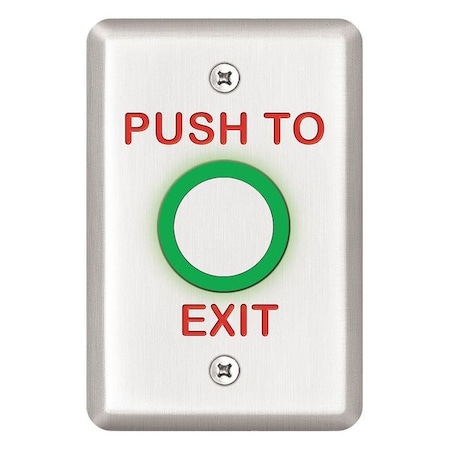 Sdc Exit Push Button, 2-7/8 in. W 463U