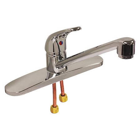 Dominion Faucets Low Arc Kitchen Faucet, Manual, 8" Mount, 4 Hole 77-1188