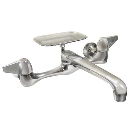 Dominion Faucets Straight Kitchen Faucet, Manual, 8" Mount, 2 Hole 77-8600