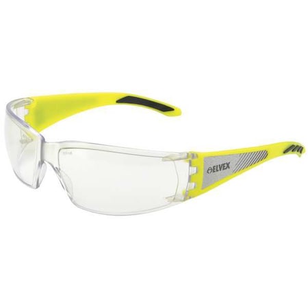 Deltaplus Reflect-Specs, Safety Glasses, Anti-Scratch, Clear Lens, Clear Frame, Frameless SG-53C