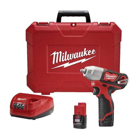 Milwaukee Tool M12 3/8” Impact Wrench Kit 2463-22