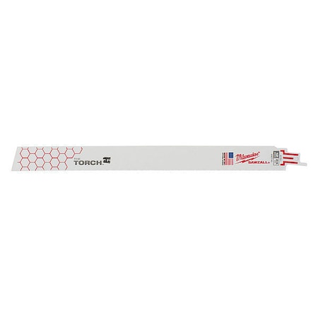 Milwaukee Tool 12" 24 TPI The Torch SAWZALL Blades (5 Pk) 48-00-5791