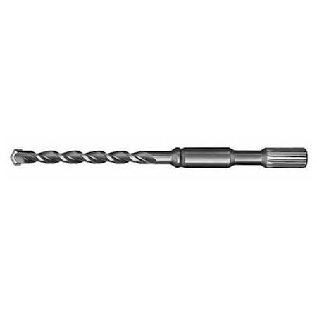 Milwaukee Tool 3/8 in. x 10 in. 2-Cutter Spline Rotary Hammer Drill Bit 48-20-4037