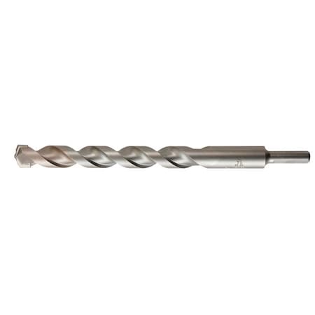 Milwaukee Tool 2-Cutter Hammer Drill Bit 1" x 12" Three-Flat 48-20-8854