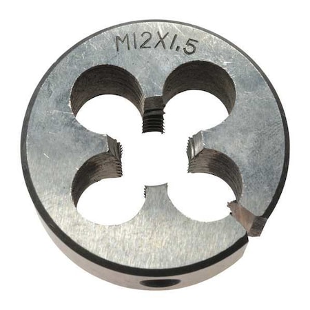 Zoro Select Alloy Steel Die, M12x1-1/2 CCT1060-146