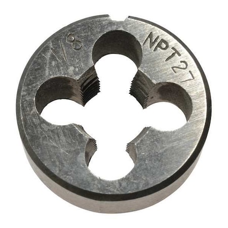 Zoro Select Alloy Steel Die, 1/8-27 NPT CCT1060-34
