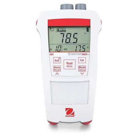 Ohaus Dissolved Oxygen Meter, LCD, IP54 ST300D-B