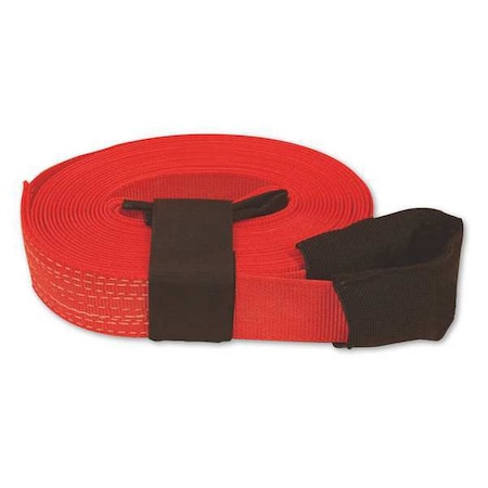 Snap-Loc Tow Strap, 3333 lb. WLL, 2 in. W, Red SLTT230K10R