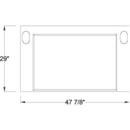 Instock Work Surface, Epoxy, 1-1/4" H, 29" L, 48" W GRWL-48B
