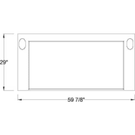 Instock Work Surface, Epoxy, 1-1/4" H, 29" L, 60" W GRWL-60B
