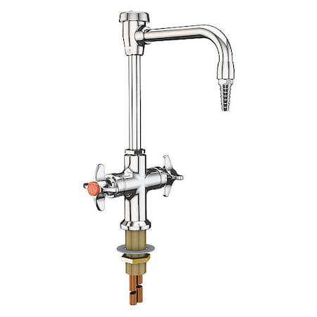 Instock Gooseneck Laboratory Faucet, Brass Body GRL412-8VB