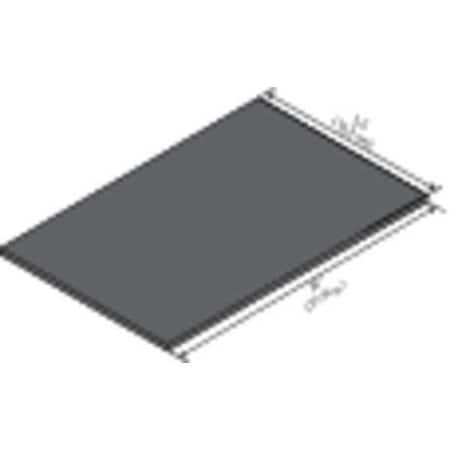 Instock Work Surfaces, Phenolic, Not Applicable Frame, 36 in L x 30 in W, Black GRLP3630-1