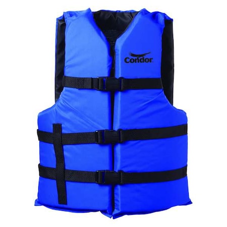 Condor Life Jacket, Adult Univ Size, Blue 45MP75