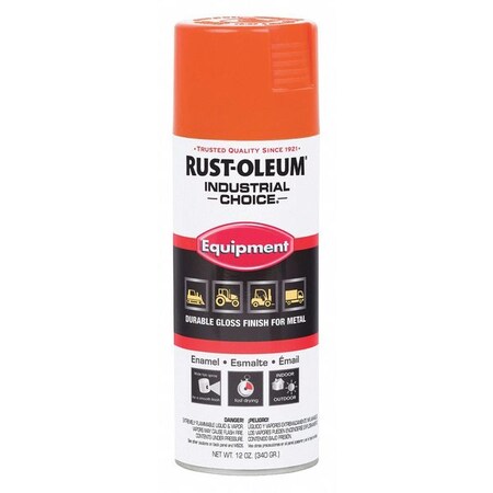Rust-Oleum Spray Paint, Allis Chalmers Orange, 12 oz. 297833