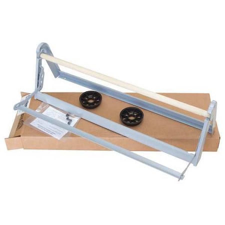 Plasticover Roll Dispenser, Gray, Steel, 24 in. W PCA000024A