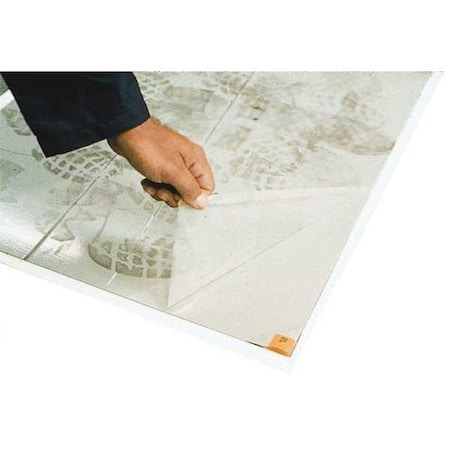Plasticover Floor Protection Mats, 3 ft, 7lb, White, PK2 PCS240036-2W