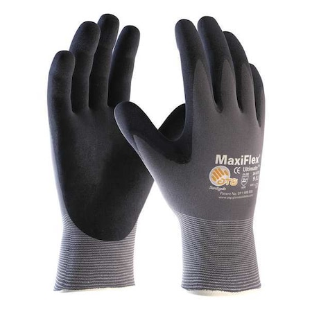PIP Coated Gloves, XS, Black/Gray 34-874