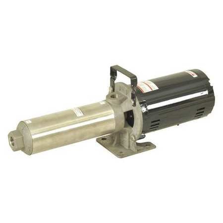 DAYTON Multi-Stage Booster Pump, 2 hp, 208 to 240/480V AC, 3 Phase, 1 in NPT Inlet Size, 9 Stage 45MW92